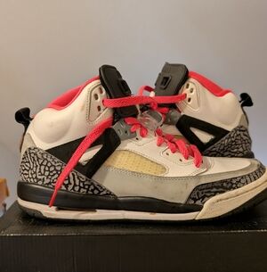 Jordan Kids Sneakers with Pink and Black Accents